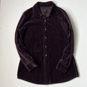 Express velour tunic top